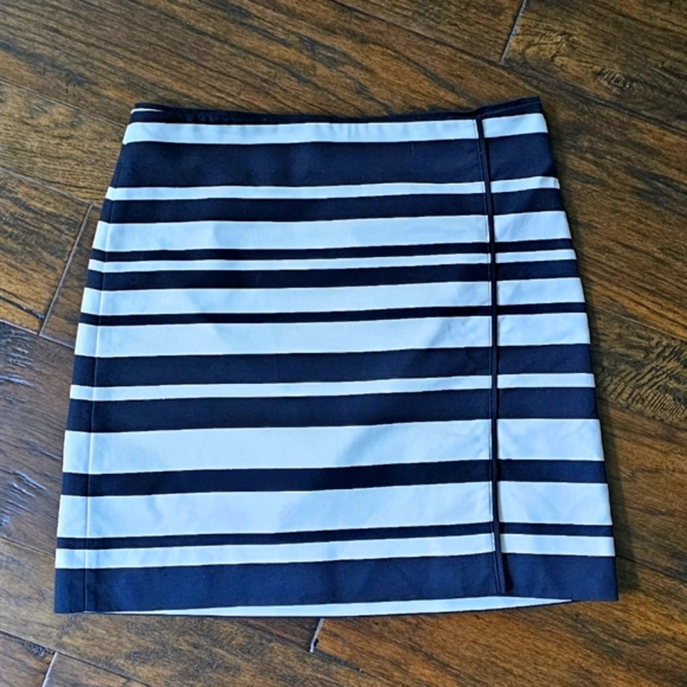 Striped Pencil Skirt Small